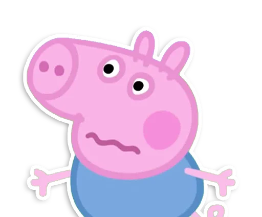 😨 Стикер «Peppa Pig» для Telegram