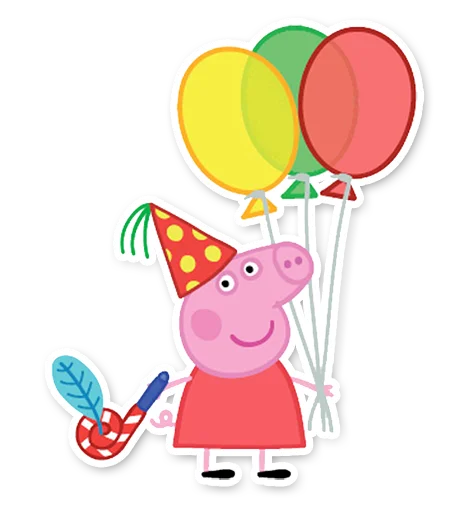🎈 Стикер «Peppa Pig» для Telegram