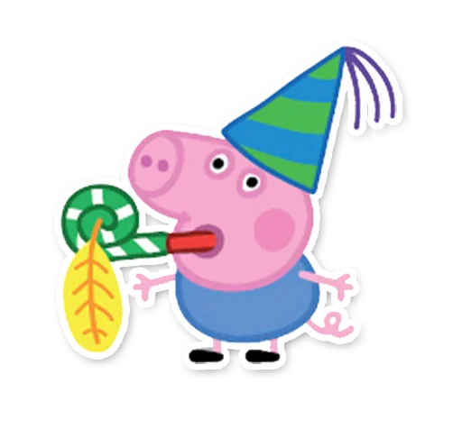 🥳 Стикер «Peppa Pig» для Telegram