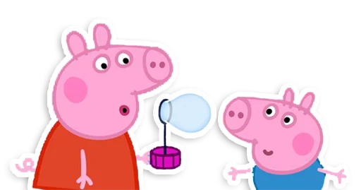 🧼 Стикер «Peppa Pig» для Telegram