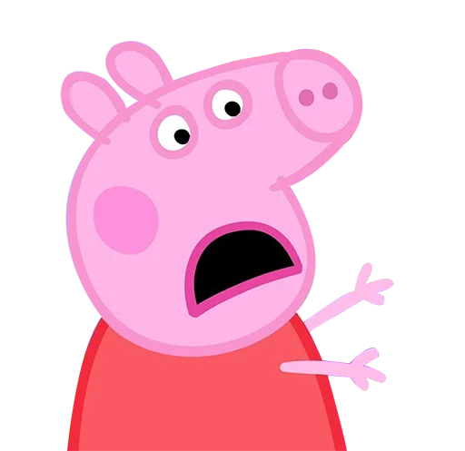 😫 Стикер «Peppa Pig» для Telegram