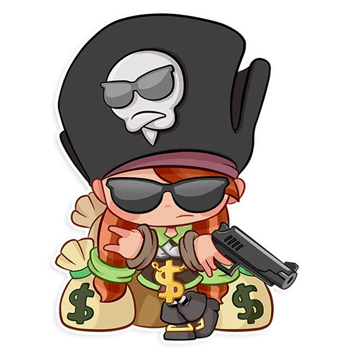 😎 Стикер «Pepper Ktusha» для Telegram