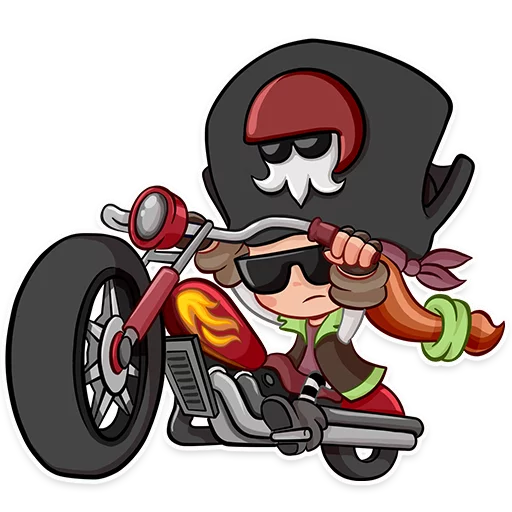 🏍 Стикер «Pepper Ktusha» для Telegram