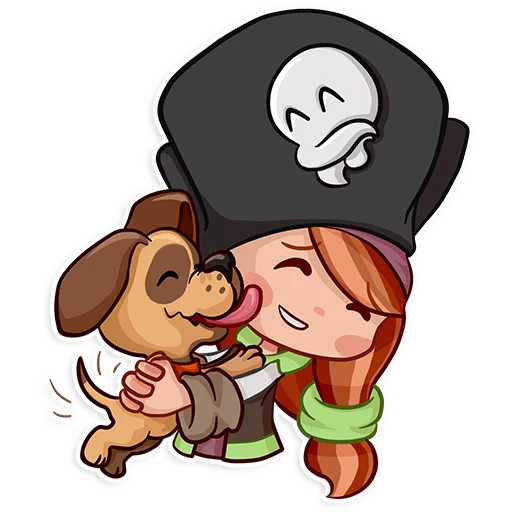🐶 Стикер «Pepper Ktusha» для Telegram