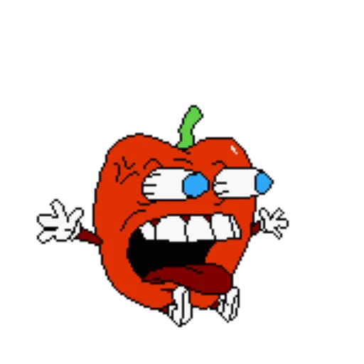 🫑 Стикер «пеперььмээн!!» для Telegram