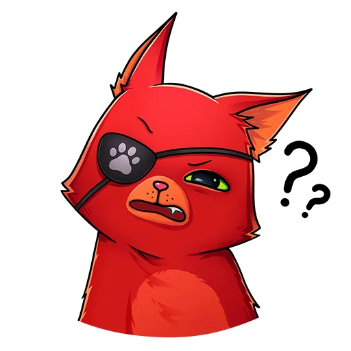 😧 Стикер «Кот Перчик» для Telegram