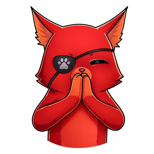 🙏 Стикер «Кот Перчик» для Telegram