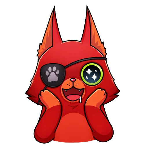 😋 Стикер «Кот Перчик» для Telegram
