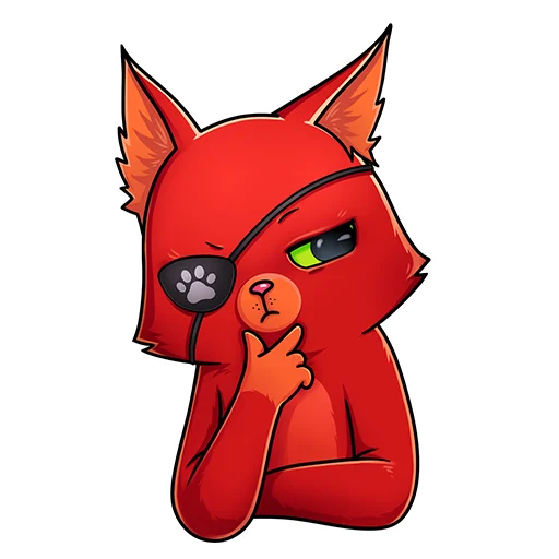 🥸 Стикер «Кот Перчик» для Telegram