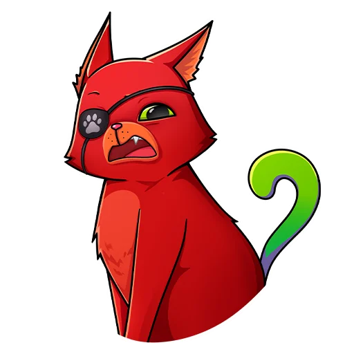 😤 Стикер «Кот Перчик» для Telegram