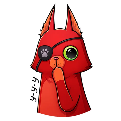 🫢 Стикер «Кот Перчик» для Telegram