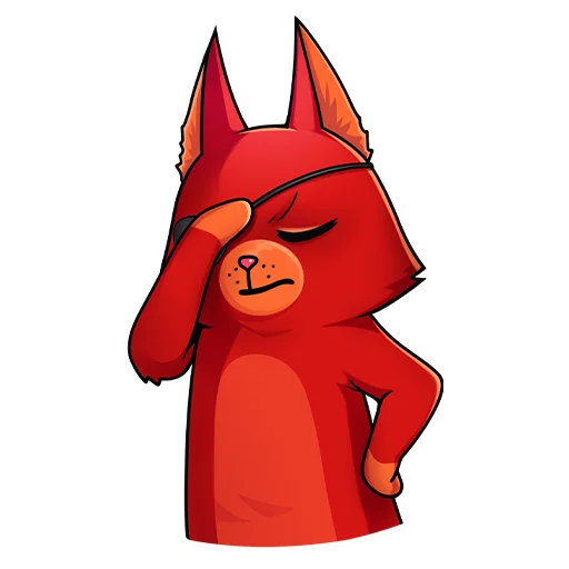 🤦‍♂️ Стикер «Кот Перчик» для Telegram