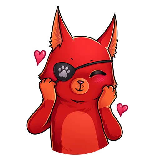 💋 Стикер «Кот Перчик» для Telegram