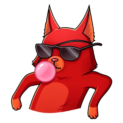 😎 Стикер «Кот Перчик» для Telegram