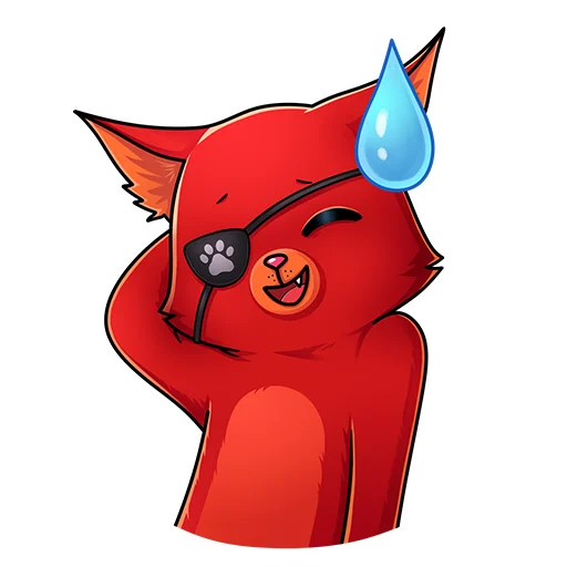😅 Стикер «Кот Перчик» для Telegram