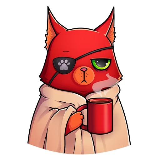 😒 Стикер «Кот Перчик» для Telegram