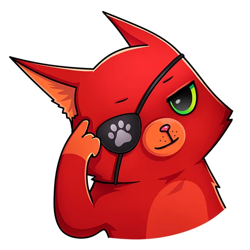 🤓 Стикер «Кот Перчик» для Telegram