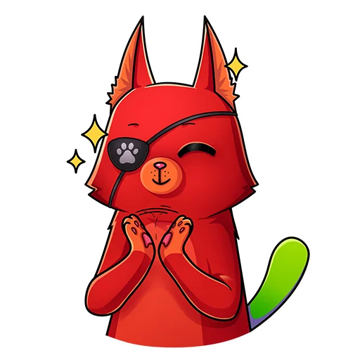 😊 Стикер «Кот Перчик» для Telegram