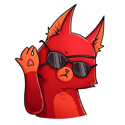 😎 Стикер «Кот Перчик» для Telegram