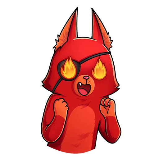 🔥 Стикер «Кот Перчик» для Telegram