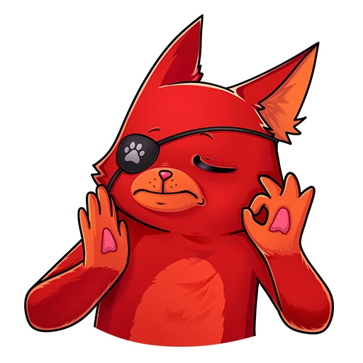 😏 Стикер «Кот Перчик» для Telegram