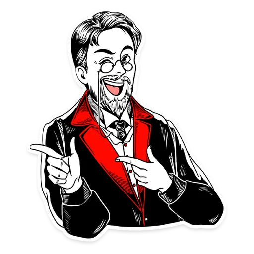😉 Стикер «Классика» для Telegram