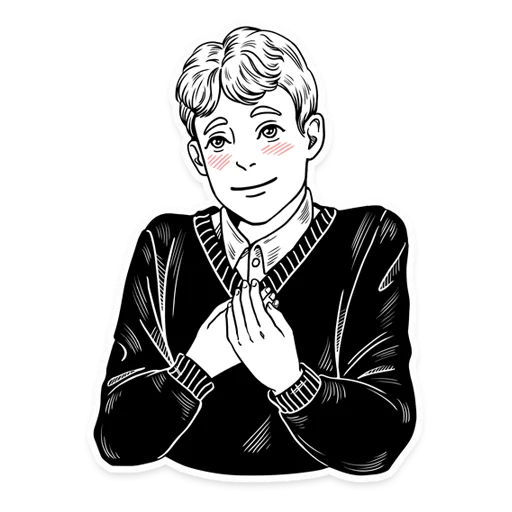 ☺️ Стикер «Классика» для Telegram