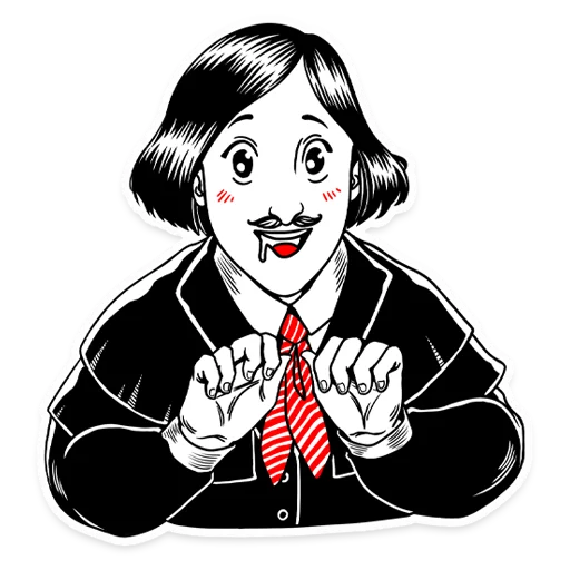 😍 Стикер «Классика» для Telegram
