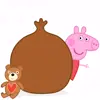 Стикер 43 Свинка Пепа
