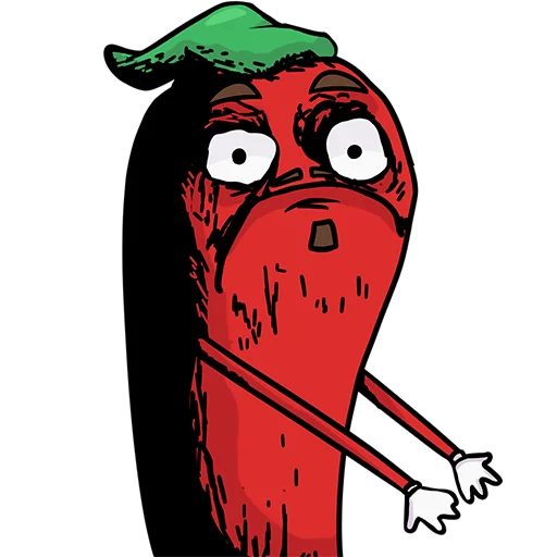 🥴 Стикер «PeretsPTS» для Telegram