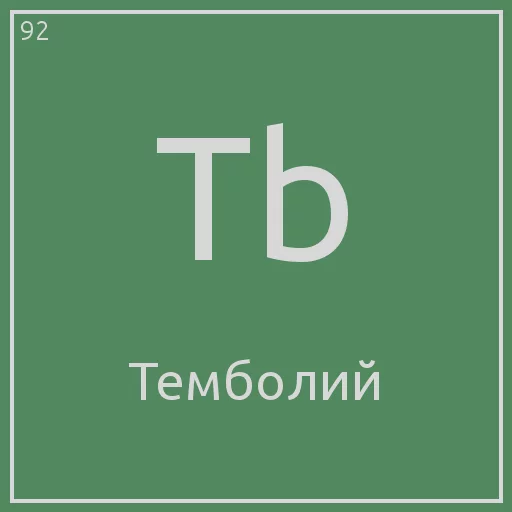 🤓 Стикер «Periodic table» для Telegram