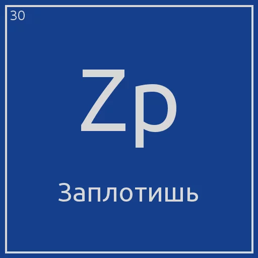 🤡 Стикер «Periodic table» для Telegram