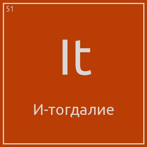 🙃 Стикер «Periodic table» для Telegram