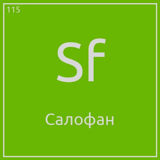🎈 Стикер «Periodic table» для Telegram