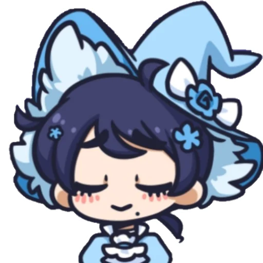 🤍 Стикер «periwinkle» для Telegram