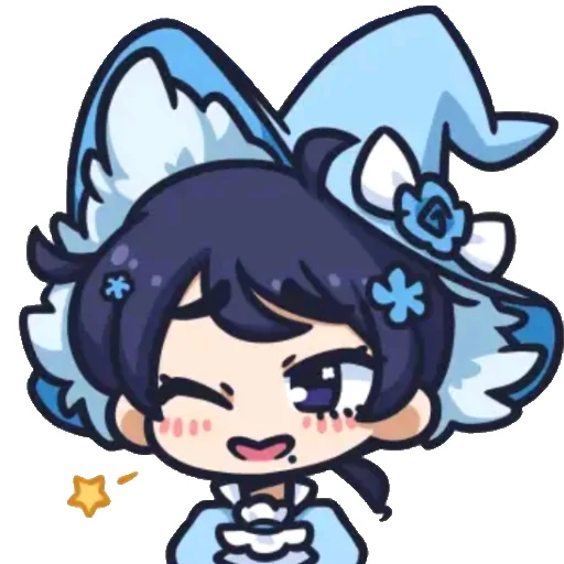 🤍 Стикер «periwinkle» для Telegram