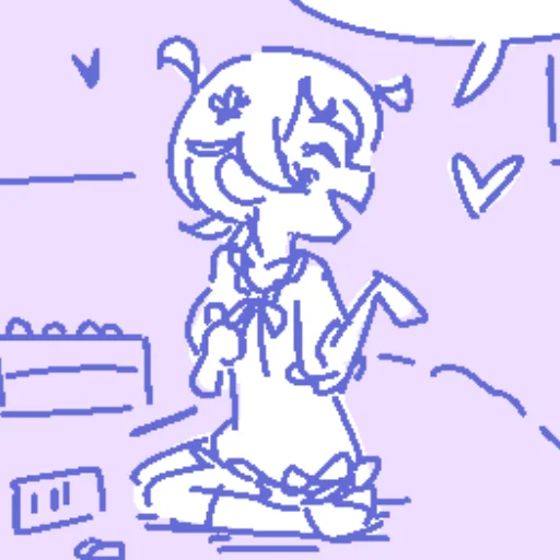 ✨ Стикер «periwinkle» для Telegram