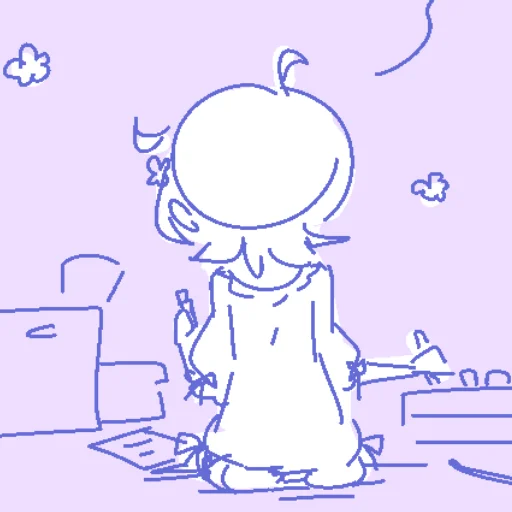 ✨ Стикер «periwinkle» для Telegram