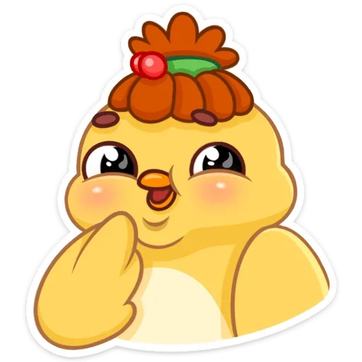 ☺️ Стикер «Цыпа Пёрл» для Telegram