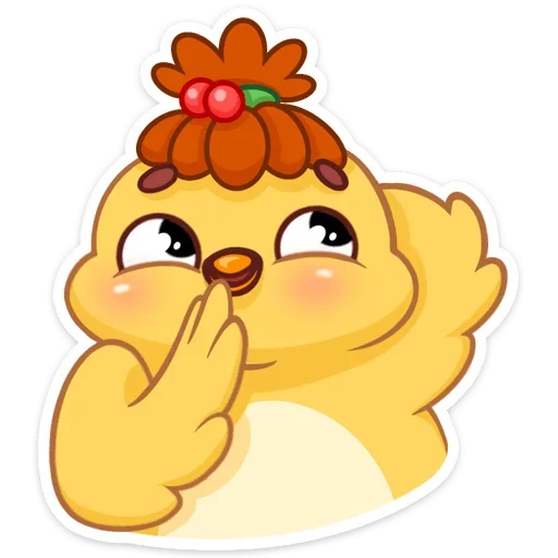 ☺️ Стикер «Цыпа Пёрл» для Telegram