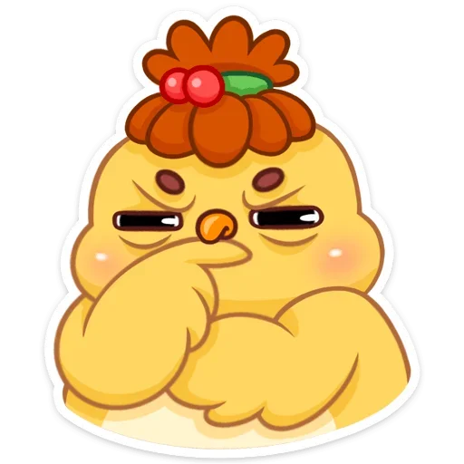 🤔 Стикер «Цыпа Пёрл» для Telegram