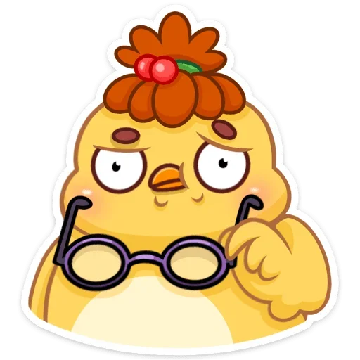 🤨 Стикер «Цыпа Пёрл» для Telegram