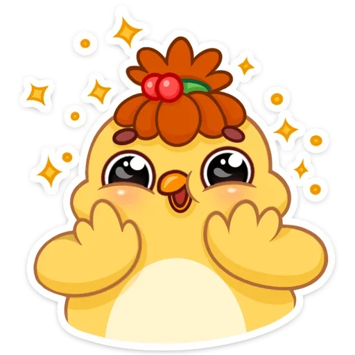 🤩 Стикер «Цыпа Пёрл» для Telegram