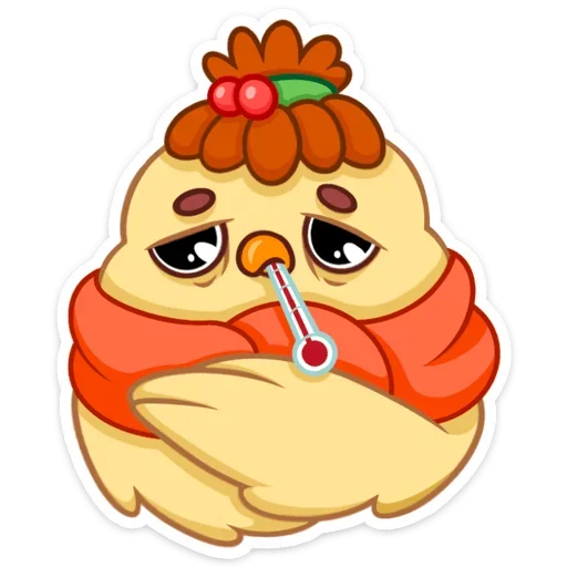 🤒 Стикер «Цыпа Пёрл» для Telegram