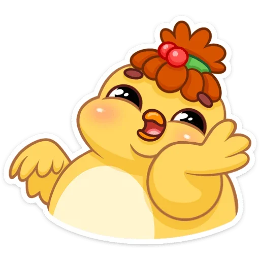 ☺️ Стикер «Цыпа Пёрл» для Telegram