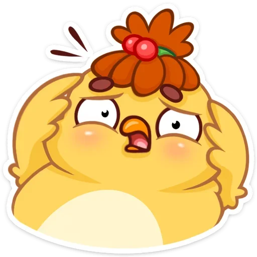 😳 Стикер «Цыпа Пёрл» для Telegram