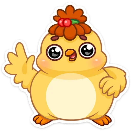 👋 Стикер «Цыпа Пёрл» для Telegram