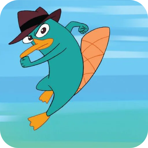 😠 Стикер «Perry the Platypus» для Telegram