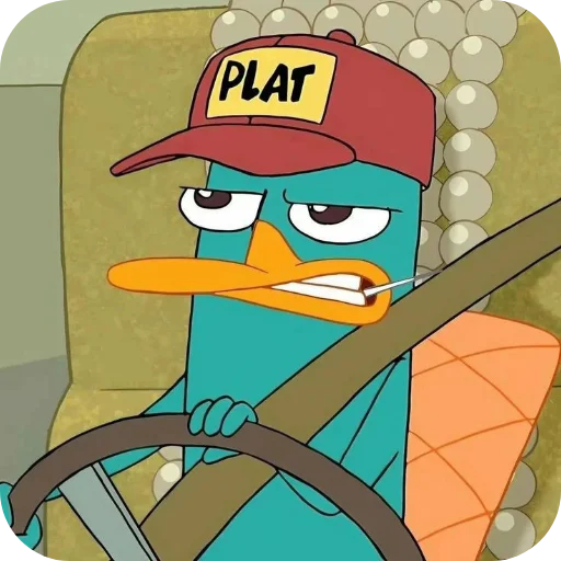 😒 Стикер «Perry the Platypus» для Telegram