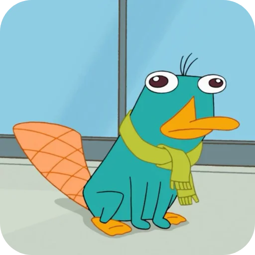 😐 Стикер «Perry the Platypus» для Telegram